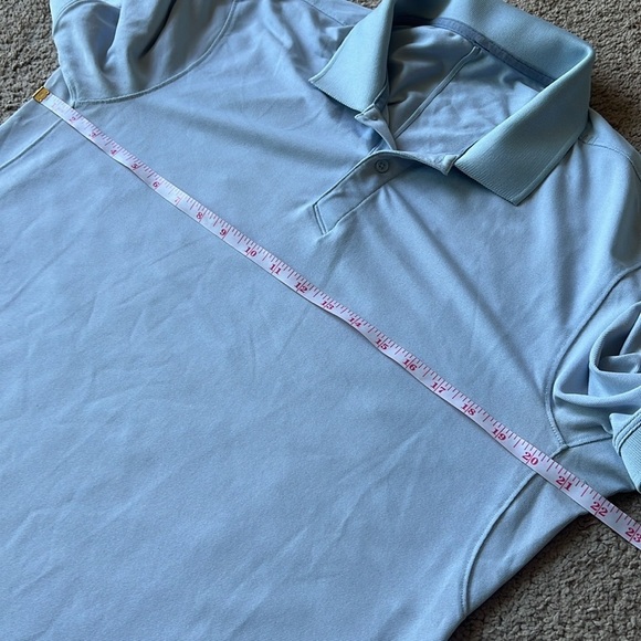 Lululemon Tech Pique Polo Light Blue/Grey - Picture 9 of 12
